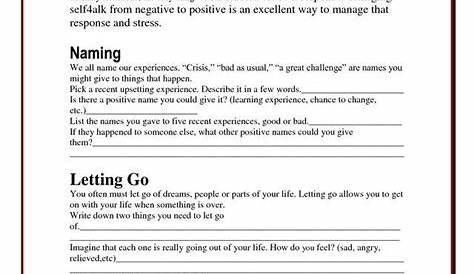 Positive Psychology Worksheets