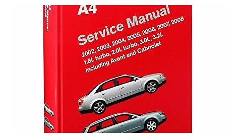 Audi Reparasjonshåndbok/ Manual Audi A4 Service Manual 2002-2008 (B6
