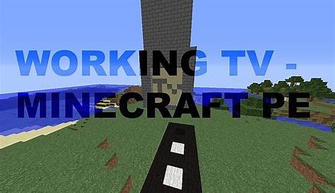Working Tv - Minecraft Pe Minecraft Project