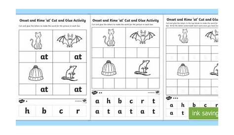 onsets and rimes worksheets