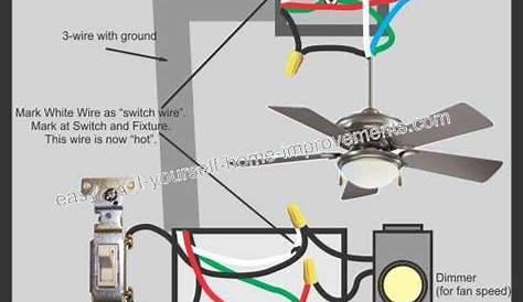 ceiling fan wiring schematic with remote