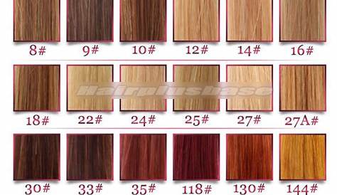 international hair color chart