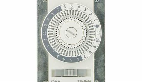 Defiant Switch Timer Manual - Defiant In Wall 24hr Mechanical Timer The