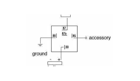 relay diagram 4 pin