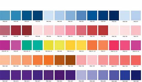Pantone Color Chart Pdf | Template Business