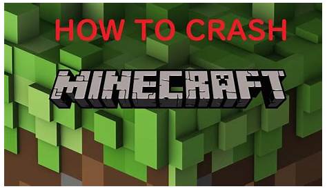 How to crash... Minecraft - YouTube