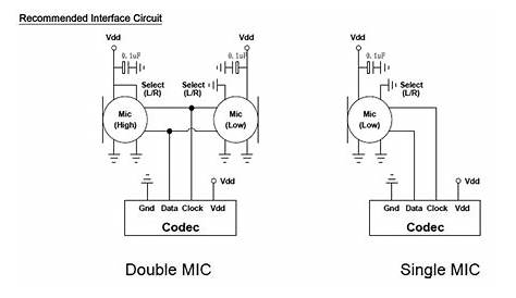 mems microphone circuit diagram