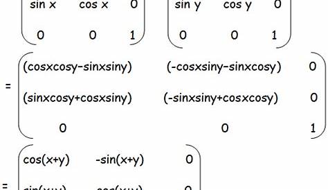 matrix multiplication worksheet answers