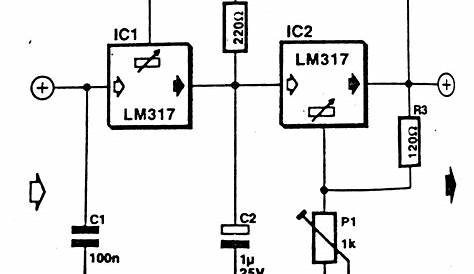 ic voltage regulator circuit diagram