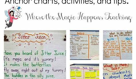 first day jitters anchor chart