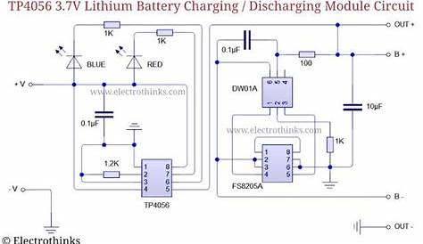 tp4056 charging module circuit