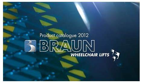 braun nuvl603c wheelchair user manual