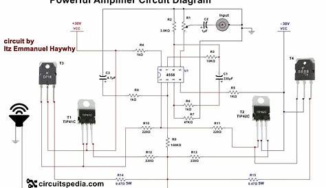 diy 5.1 amplifier circuit diagram