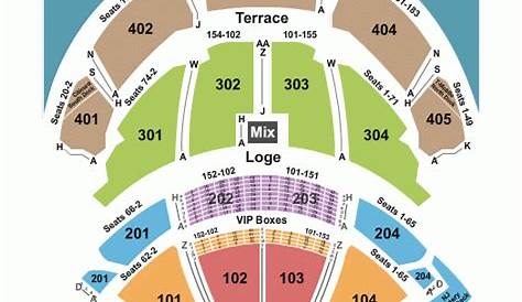 Concord Pavilion Seating Chart With Seat Numbers | Awesome Home