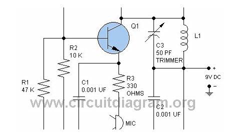 27mhz transmitter and receiver circuit diagram