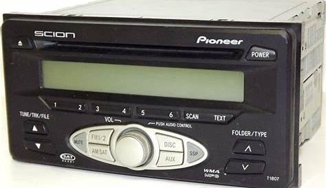 Scion Toyota CD MP3 satellite capable radio. T1807 Pioneer stereo. NEW