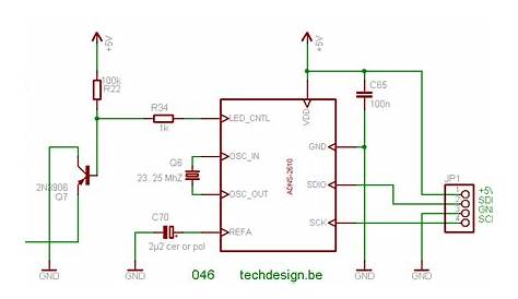 optical mouse circuit board diagram