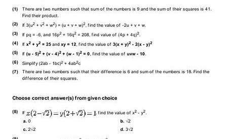 Algebra Worksheets For Grade 8 - Post Date : 28 Nov 2018(78) Source