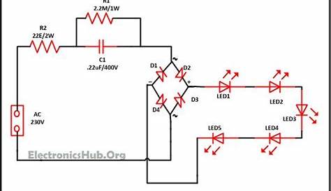 circuit diagram of led light