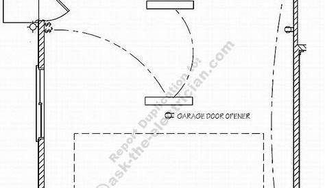 garage door cable diagram