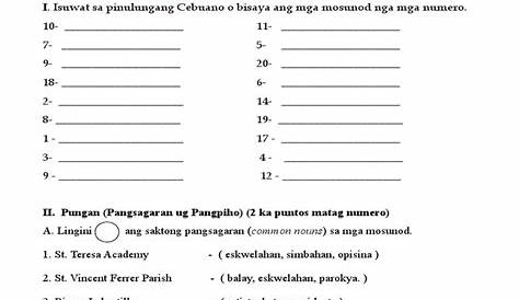 mother tongue worksheet for kindergarten