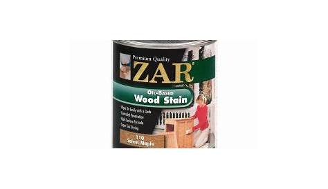 zar stain color chart