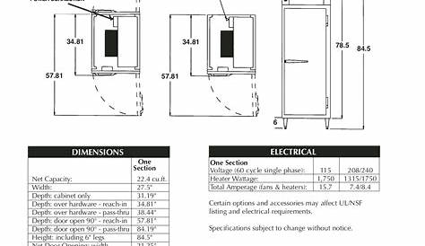 PDF manual for McCall Refrigerator L1-1002