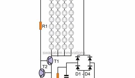 5 watt led light circuit diagram