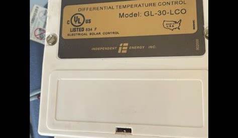 Goldline GL-30-LCO Solar Controller W/ Power Cord. | eBay