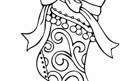 15 Best Christmas Stocking Coloring Pages Printable PDF for Free at