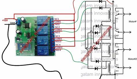 car remote lock circuit diagram