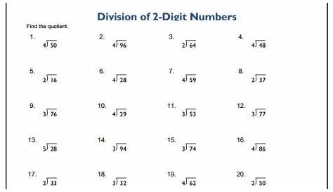 How To Divide Double Digits 4th Grade - EduMonitor