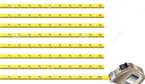 Printable Inch Printable Measuring Tape