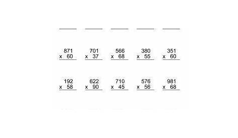 Math Worksheets To Print For A Third Grader - math worksheets to print