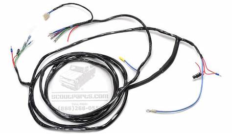 Scout II Rear Tail Light Wiring Harness - International Scout Parts