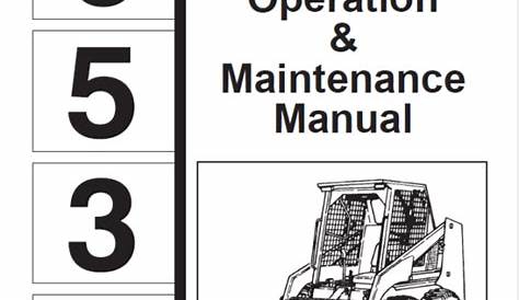 bobcat 853 service manual
