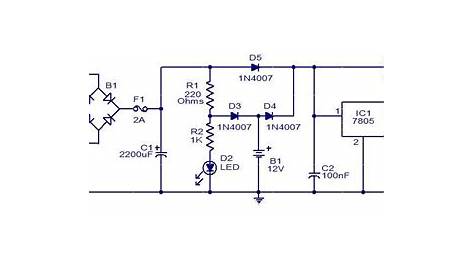 Simple ups circuit diagram | Circuit diagram, Electrical circuit