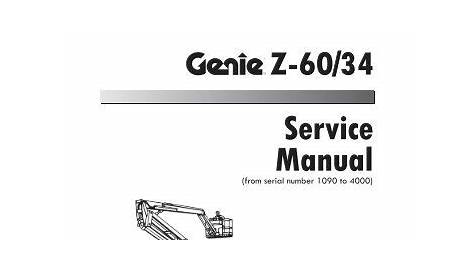 Genie Gr 20 Service Manual