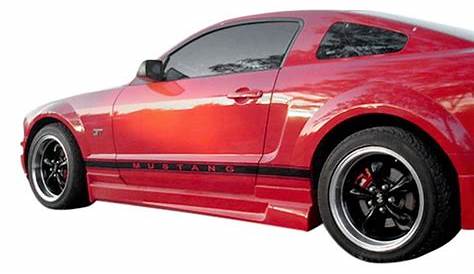 Duraflex® - Ford Mustang 2013-2014 Style Side Skirts