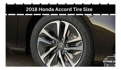 2018 Honda Accord Tire Size