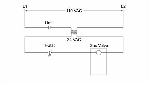 gas valve wiring schematic