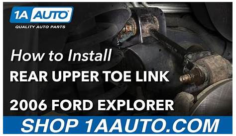How to Install Replace Rear Upper Transverse Toe Link 2006 Ford