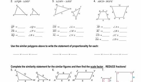 geometry similarity worksheet 10th grade
