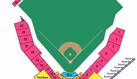 South Carolina Tickets | Seating Chart | Founders Park | Baseball