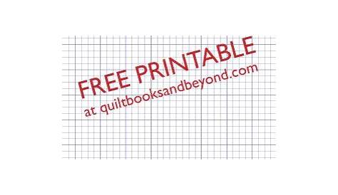 Free Printable Graph Paper 1 4 Inch | Lovealways Marissa