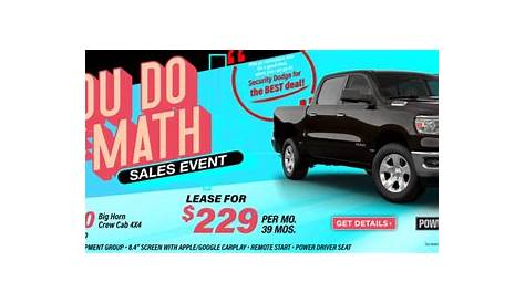 Dodge Truck Lease Deals 2022