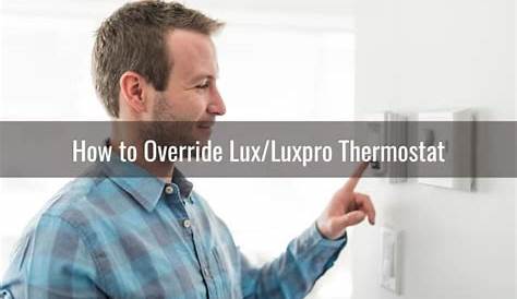 how to install luxpro thermostat