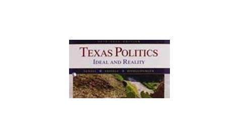 Texas Politics Ideal and Reality, 2015-2016 13th edition | Rent 9781305633865 | Chegg.com