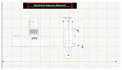 25 hp electric motor control wiring diagram - YouTube