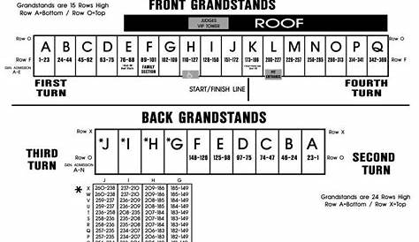 five flags seating chart
